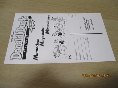 Tollste Geschichten Donald Duck  Beilage  FRAGEBOGEN  #  135 - Bild 1 von 2