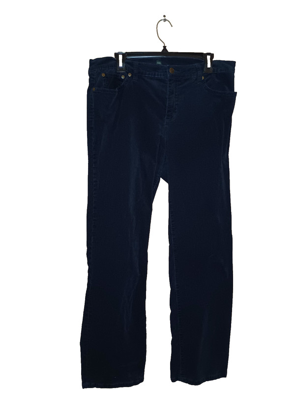 Lauren Ralph Lauren Navy Blue Corduroy Pants 12