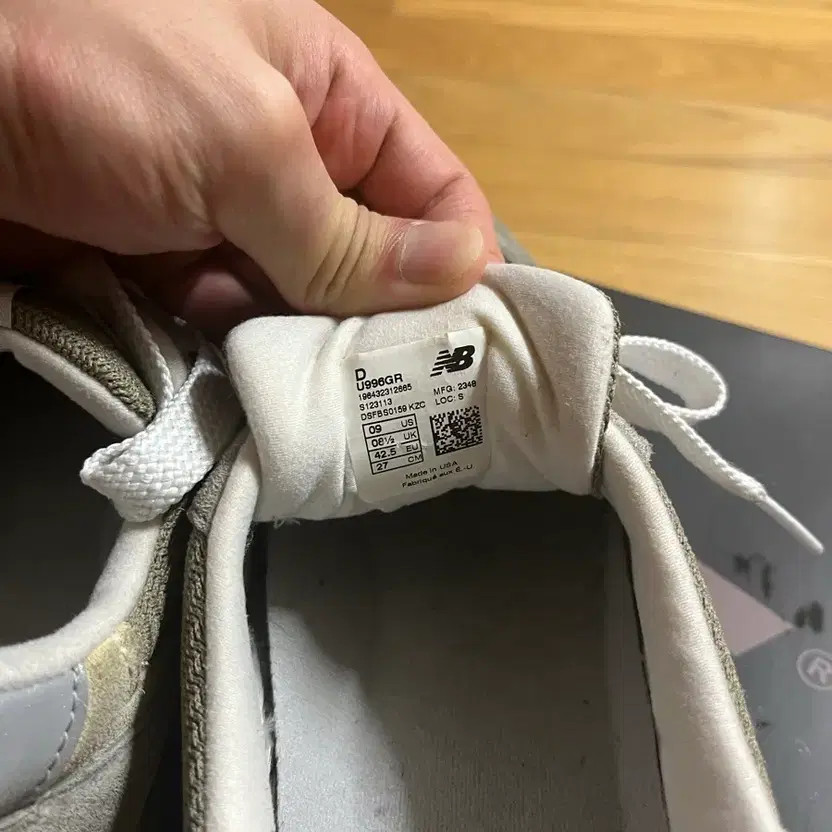 New Balance 996 Made in USA Gray Sneakers Size 270 thumbnail 3