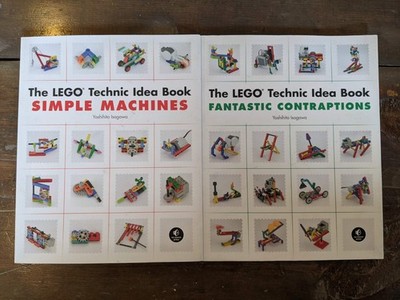 The Lego Technic Idea Book Simple Machines Lot Yoshihito Isogawa Volumes 1 & 3