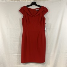 NWT Tahari Red Women's Sheath Dress, Sz. 4P