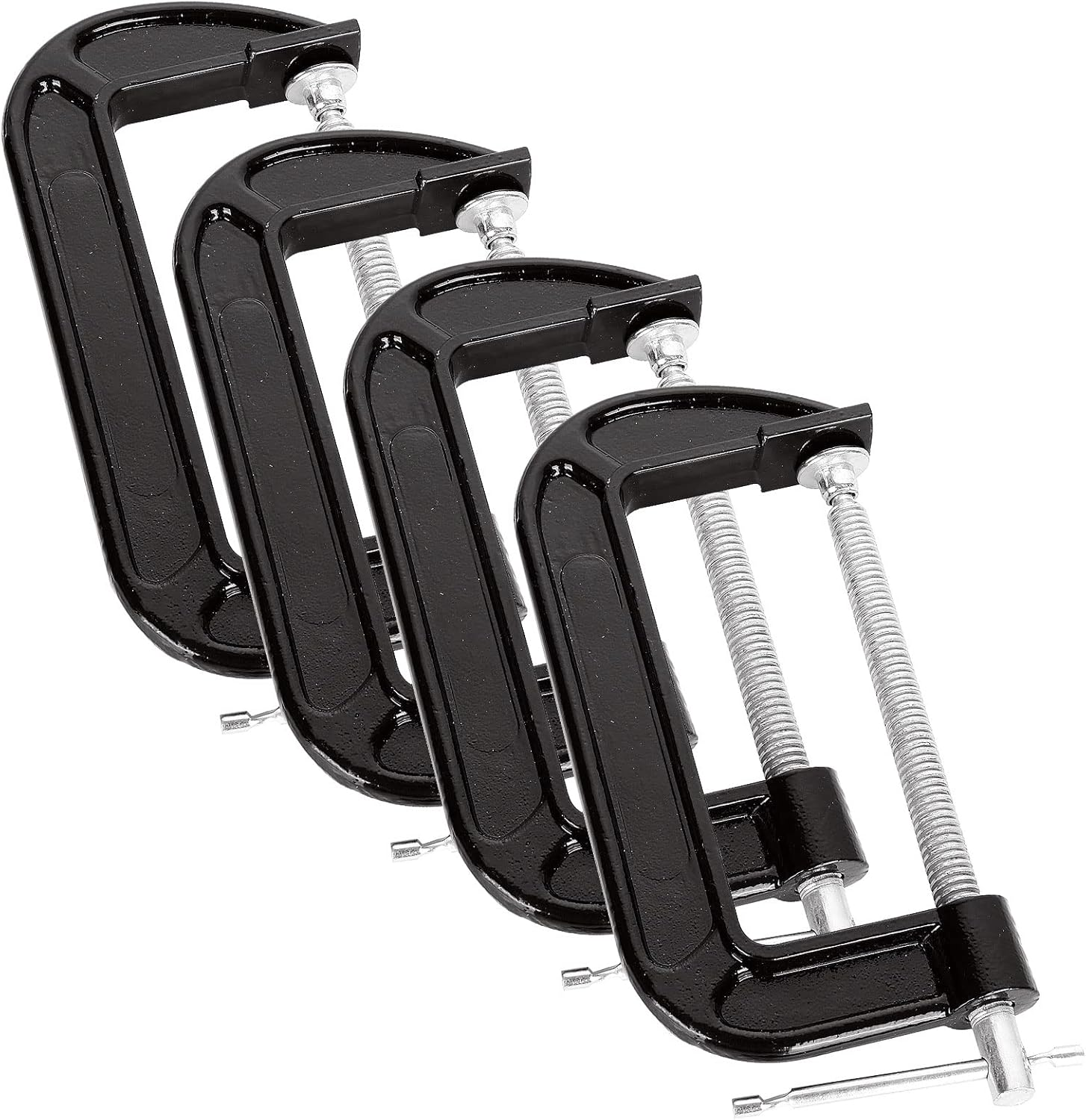 Aselected 4PCS G Clamp 6Inch (150Mm) Heavy Duty Screw G-Clamps- Industrial Stren