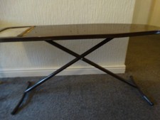 Vintage 80`s Large Brown Span Ironing Board  - 38"x13" - 91x133cms - Needs Cover