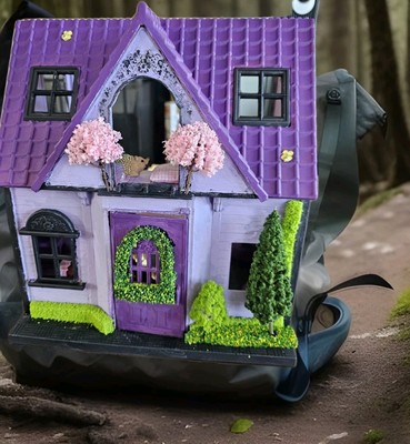 Zauberhafte Fee Weihnachtsmann Grotte Puppenhaus