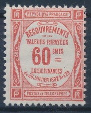 Timbre France Taxe 48** neuf sans charnière