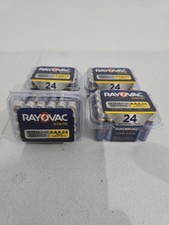 Lot Of 4 Rayovac UltraPro 24 Pack Triple AAA Batteries GOOD UNTIL 2036 - 96ct.