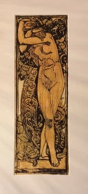 Henri Marret (1878-1964), Eve, gravure sur bois art déco, vers 1920/1925 - Photo 1/4