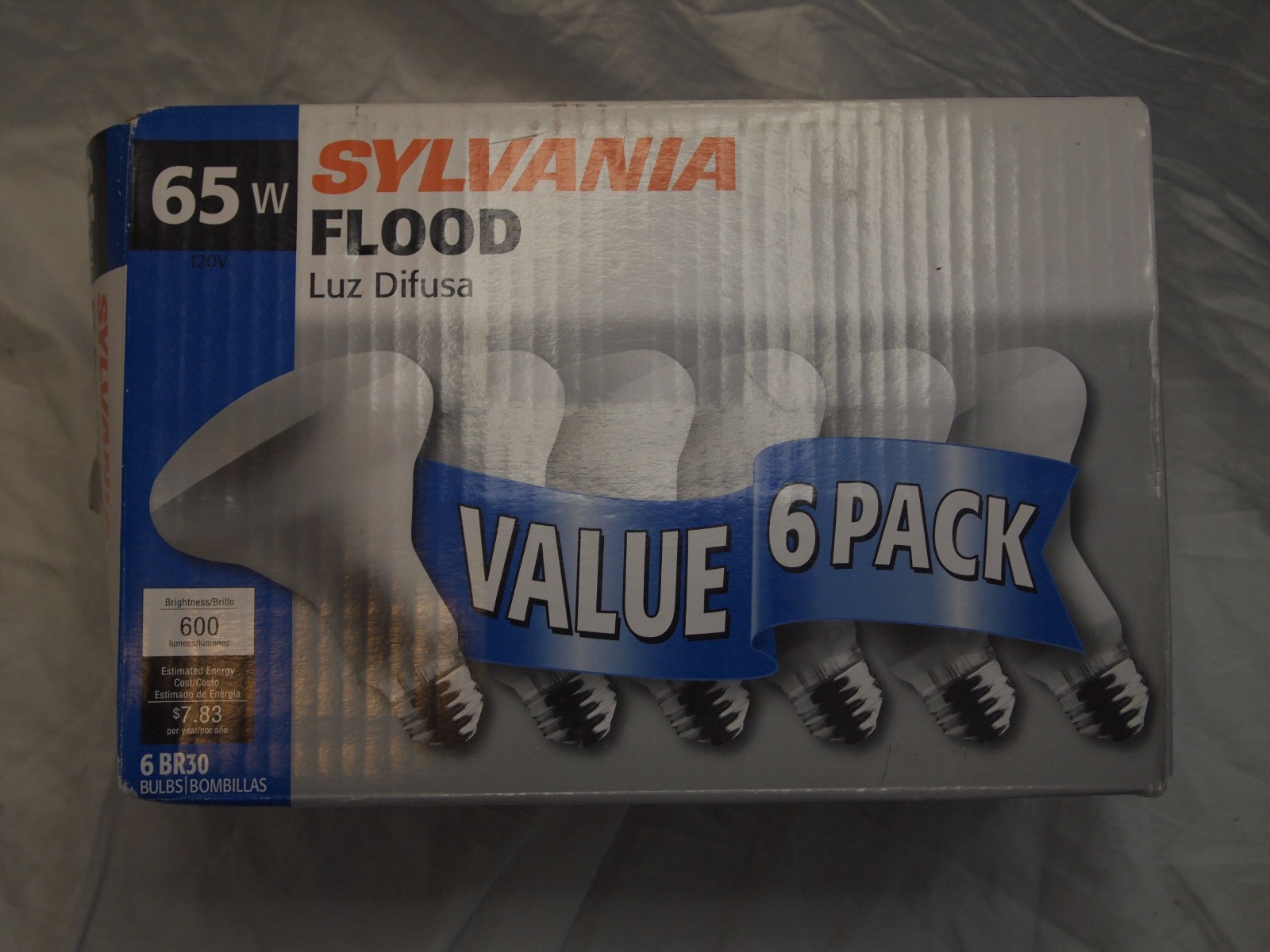 💡 5 Pack - Sylvania BR30 65W 120v Indoor Flood Bulbs