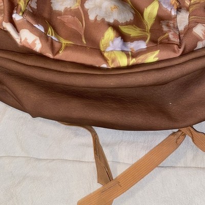 Jansport Floral Print Utility Backpack Travel School Hiking Bag Brown Tan JanSport Floral Bags & Handbags for Women for sale | eBay main image 4