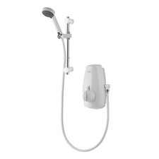 Aqualisa Aquastream Power Shower Thermostatic White 4 Spray 90mm Head 813.40.20