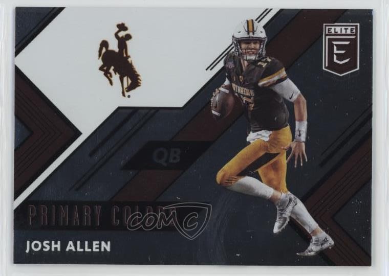 2018 Panini Elite Draft Picks Primary Colors Josh Allen #4 Rookie RC 1t3