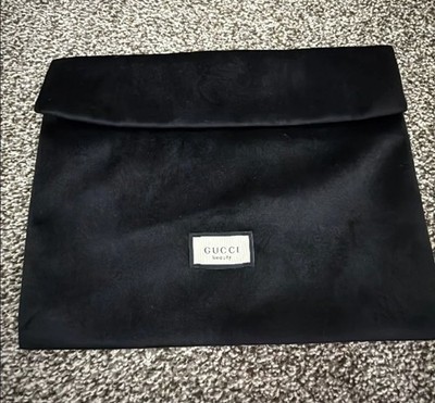 Gucci Black Dustbag for Women Solid Pattern Handbag Accessory Purse Storage