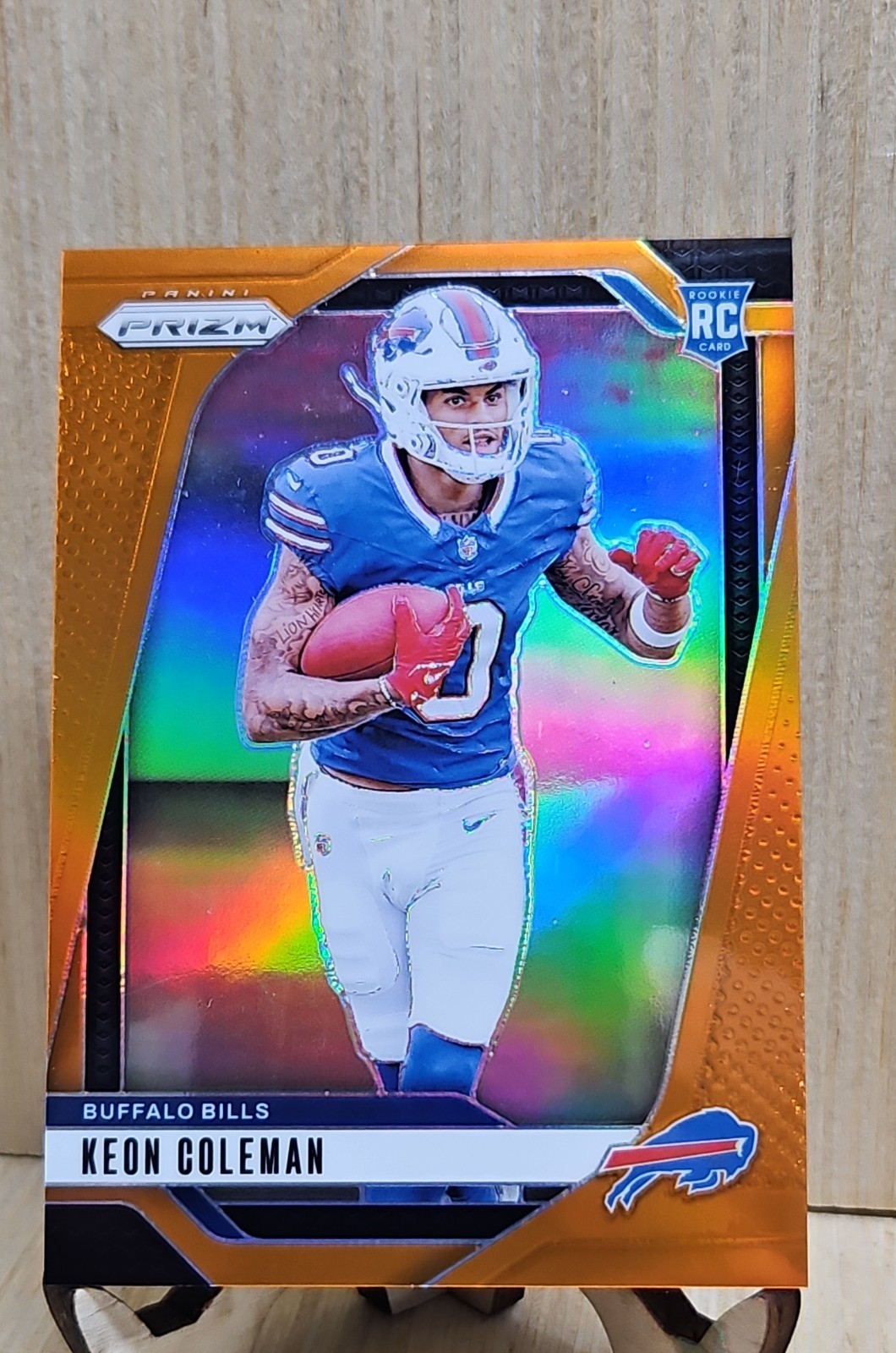 2024 Panini Prizm - Rookies Keon Coleman #362 Orange Prizm /249 (RC)
