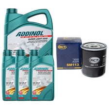 Motoröl Set 5W-40 Super Light 0540 8 Liter + Ölfilter für Citroen Peugeot Boxer