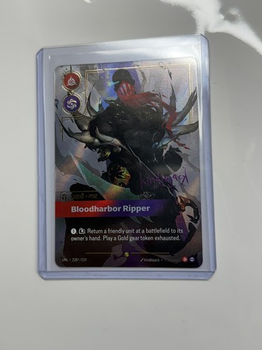 Pyke Overnumber Signature Legend Bloodharbor Ripper Riftbound Unleashed ...