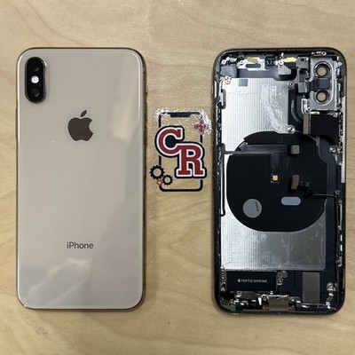 iPhone XS Rose Gold Back Housing Replacement Frame Genuine Apple OEM Grade B