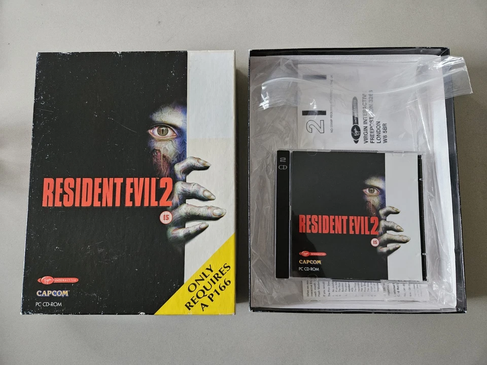 Resident Evil 2 Big Box PC CD-ROM Game Complete Capcom Survival Horror UK PAL - Image 3 of 4