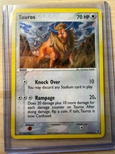 Tauros 16/112 Holo Rare FireRed & LeafGreen Pokemon Heavily Played/ Small Crease on eBay