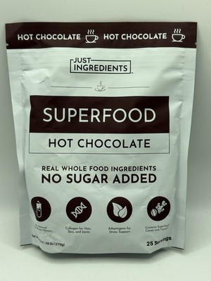 Just Ingredients Hot Chocolate Drink 270g - Sealed Bag!!