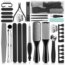 36 in 1 Pedicure Kit, Professional Pedicure Tools Foot Rasp Foot Dead Skin Remov