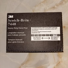 3M 7440 Scotch-Brite Heavy Duty 6x9 Hand Pads Case: Quantity 10