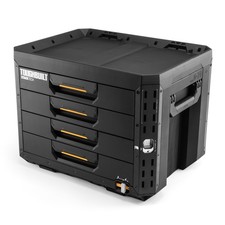 ToughBuilt StackTech 4-Drawer Locking Box, Pl...