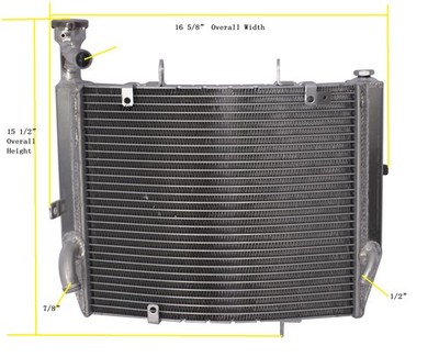 Full All Aluminum Cooling Radiator Fit For Triumph Daytona 675 2006-2012