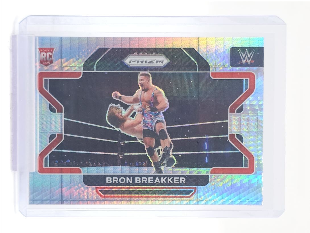 BRON BREAKKER 2022 PANINI PRIZM WWE ROOKIE HYPER NXT 2.0 #39 RC Q5729