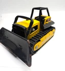 Vintage Tonka Trax Bulldozer Pressed Steel Yellow/Black