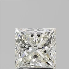 Certified AGI 2 CT Princess Cut Natural Mined Diamond Loose J color VS2 clarity