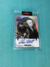 2026 Leaf Metal Presidents Day Dominik Hasek 1/1 Auto John Adam’s