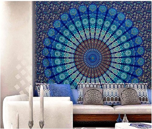 LARGE Wall Hanging Mandala Tapestry Hippie Bohemian Bedspread Home Art Decor - Picture 56 of 89