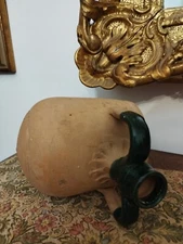  TERRACOTTA water container wine oil Grottaglie Calt XX SEC Puglia Sicily