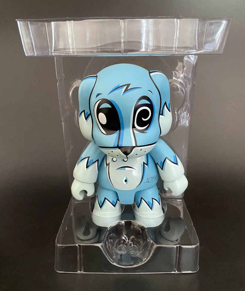 Joe Ledbetter JLED FIRMADO 2006 8" Tóxico Pantano Azul Perro Qee LE 300 AUTOGRAFIADO Foto 3 de 4