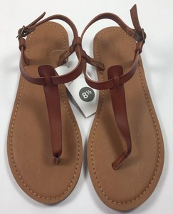 Womens Hartley Thong Sandals T-Strap Brown Universal Thread Size 8.5 | eBay