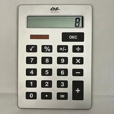 CSE Giant Calculator Solar Powered Plastic with Rubber Buttons No Packaging