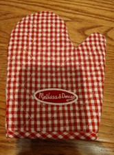 Melissa  Doug Pretend Play Kitchen Fabric Oven Mitt Pot Holder Toy Replacement