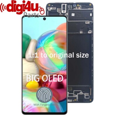 For Samsung Galaxy A71 SM-A715F OLED LCD Full Display Screen  Replacement+Frame UK
