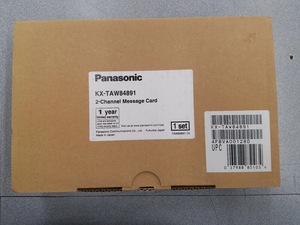 Panasonic KX-TAW84891   Message Card  2 Channel   REQUIRES PRO INSTALLER - Image 4 of 4