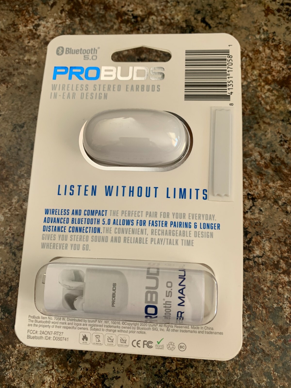 Tzumi 7058W ProBuds Wireless Stereo 