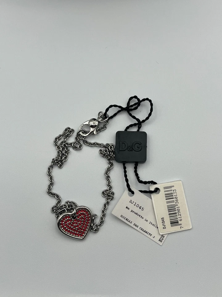 COLLANA DOLCE & GABBANA DJ1045 DA DONNA CON PIETRE ROSSE  - Immagine 3 di 3