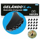 GELÄNDOX Wanderstöcke Aufsätze [14Stk] Nordic Walking Gummipuffer Trekking