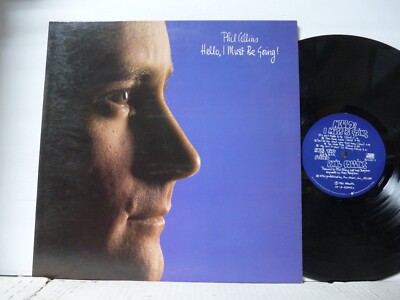 EXC  Phil Collins ''Hello, I Must Be Going'' LP FROM 1982 1ST PRESS       Q