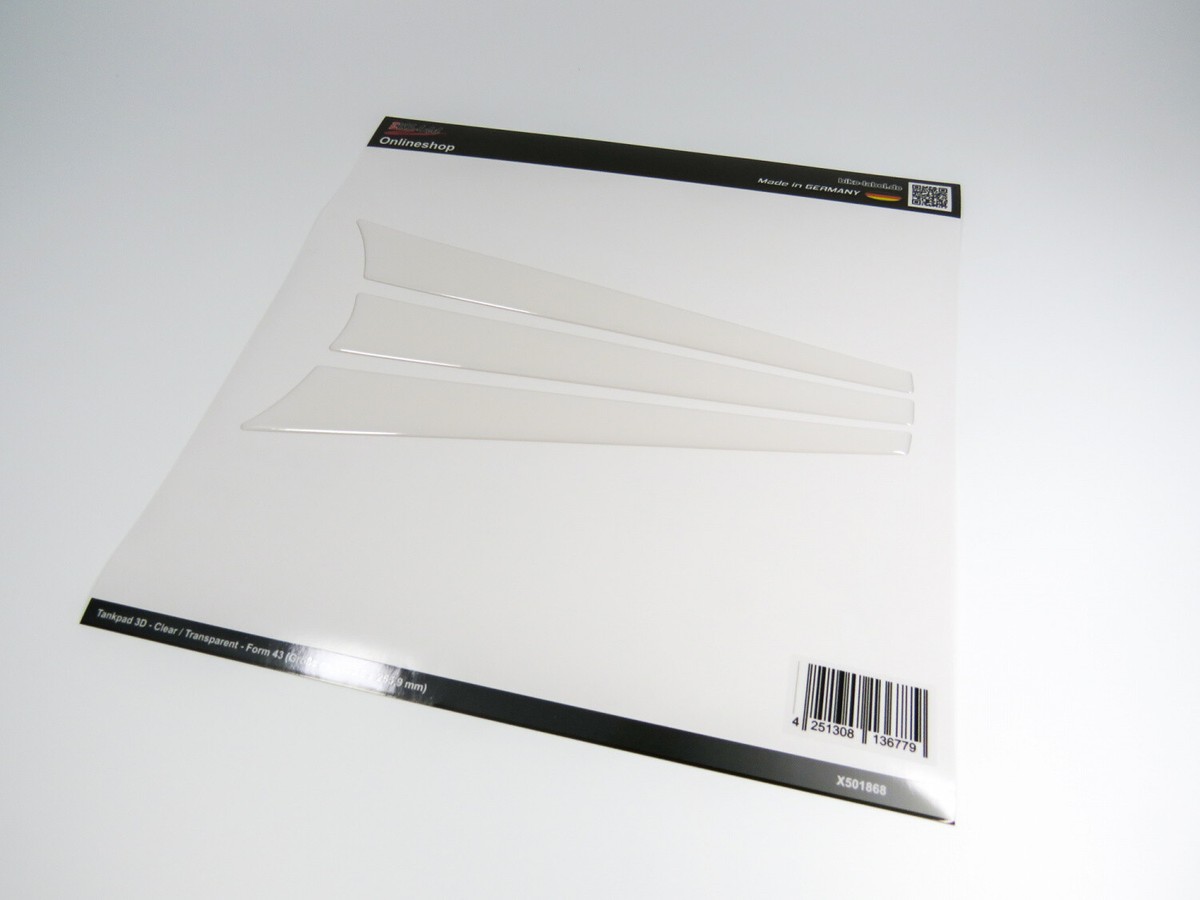 4R 3D-Tankpad Für Motorrad – Transparent, Schützt Vor Kratzern, UV-beständig, Selbstklebend