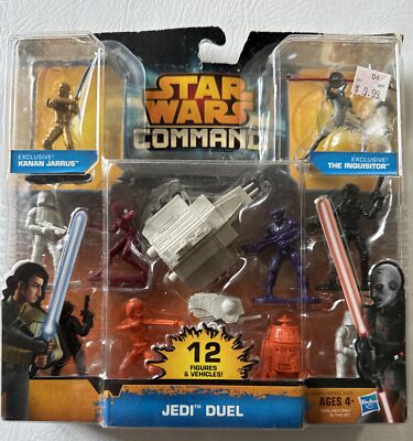 STAR WARS Command Jedi Duel 12 Figures Exclusive Kanan Jarrus & The Inquisitor