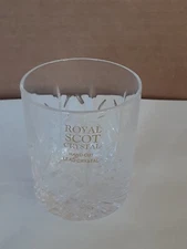 Royal Scot Crystal Old Rocks Lowball Glass Christening of Prince George 2013