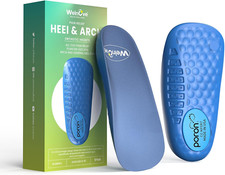 Memory Foam Heel Insert,Plantar Fasciitis Insoles for Heel Pain - Shock Absorpti