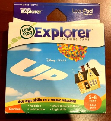 LeapFrog LeapPad Explorer Learning: Disney UP - Math, Leap pad 1 2 3 GS Ultr NIB