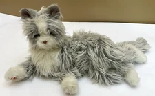 Joy For All Hasbro Interactive Companion Pet Silver Grey White Tabby Cat 2015