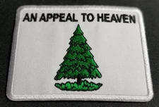 AN APPEAL TO HEAVEN Embroidered Patch approx 2.5X3.5"